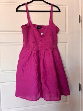 NWT Gap Crochet Mixed Media Mini Dress